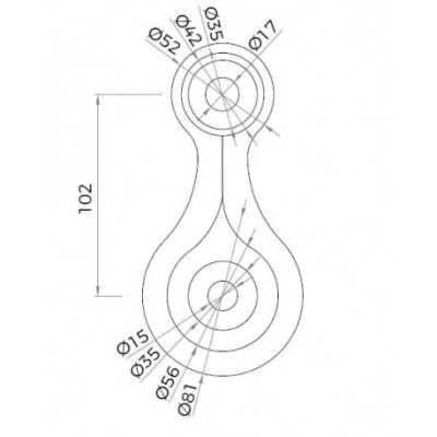 Araña Serie 4HA-1 Brazo a 180