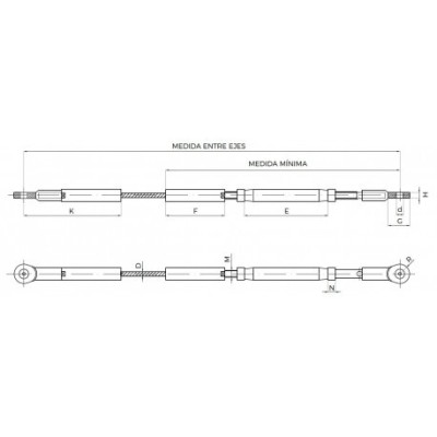 Tensor regulable para estructura plana