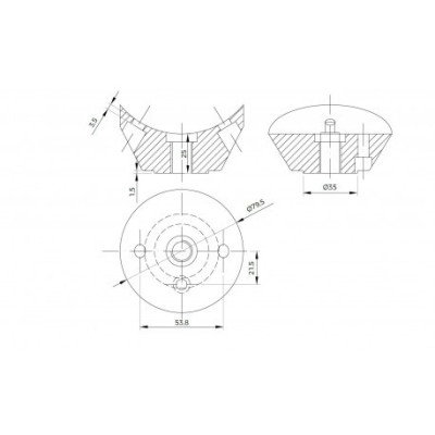 Soporte para Estructura Tubular