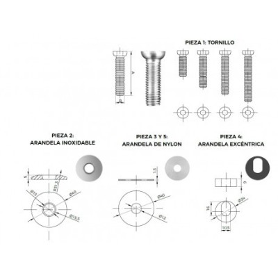 Tornillos rotulares