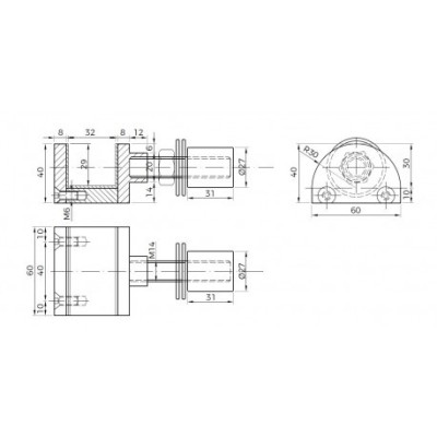 Conector serie CK para inicio M14