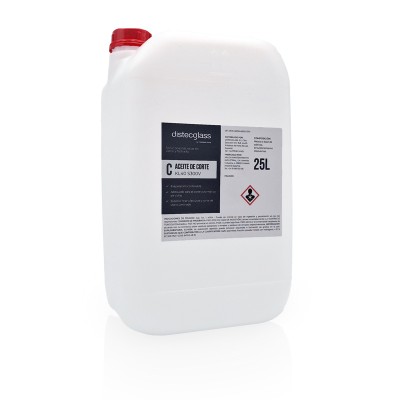 Aceite de Corte para Vidrio Hidrosoluble de Volatilidad Media Turomas Tipo C Garrafa 25 litros | Distecglass