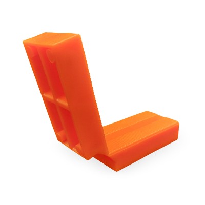 Calzo Doble para Acristalar de 20x10 mm Naranja | Distecglass