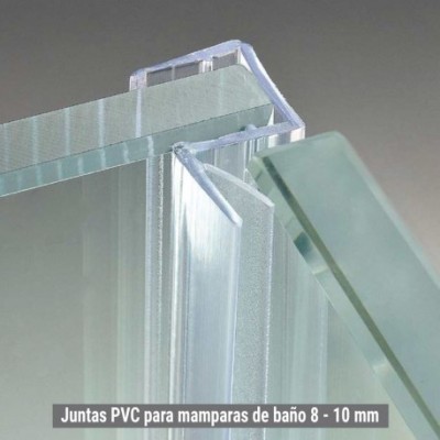 Juntas PVC Mamparas Baño 8 - 10 mm