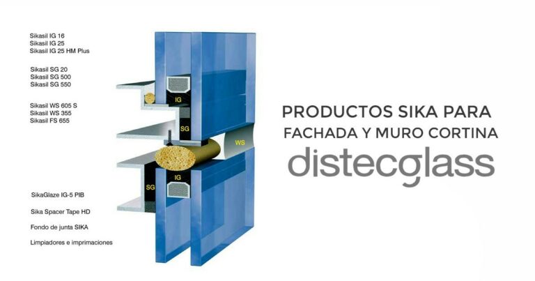 Productos Sika para Fachada y Muro Cortina. Gamas IG – SG – WS y Productos Accesorios