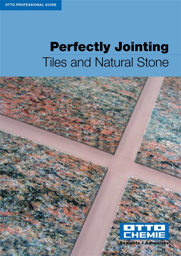 Portada para la descarga del manual de aplicación para el sellado en piedra natural de Otto Chemie. Sellantes para piedra a la venta en Distecglass
